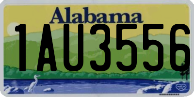 AL license plate 1AU3556