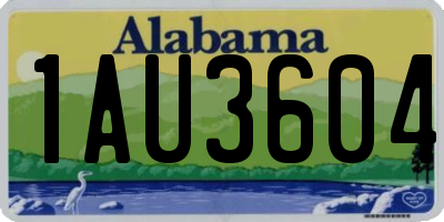 AL license plate 1AU3604