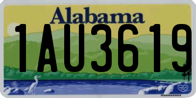 AL license plate 1AU3619