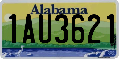 AL license plate 1AU3621
