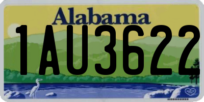 AL license plate 1AU3622