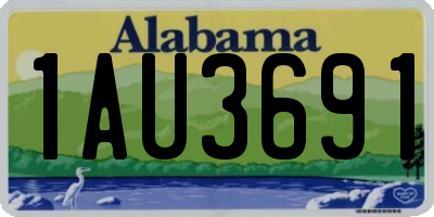 AL license plate 1AU3691
