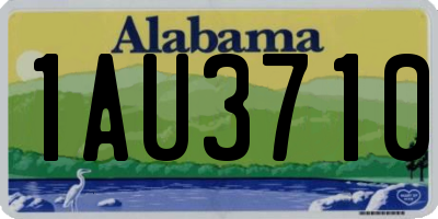 AL license plate 1AU3710