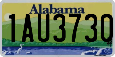 AL license plate 1AU3730