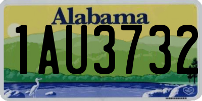 AL license plate 1AU3732
