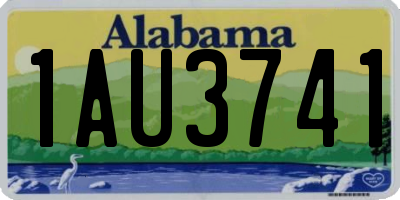 AL license plate 1AU3741