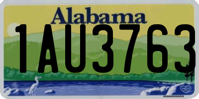 AL license plate 1AU3763