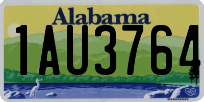 AL license plate 1AU3764