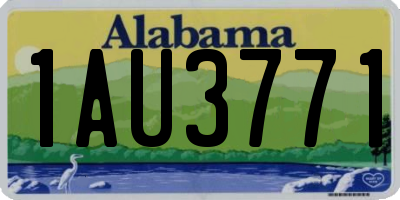 AL license plate 1AU3771