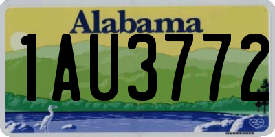 AL license plate 1AU3772