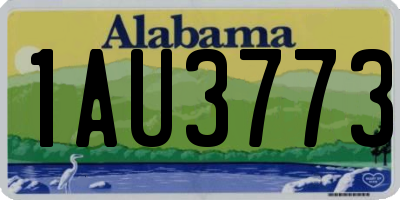 AL license plate 1AU3773