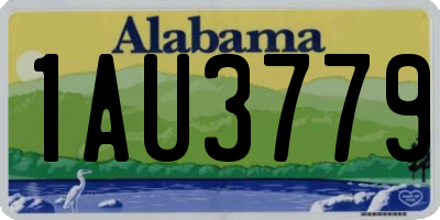AL license plate 1AU3779