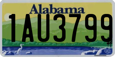 AL license plate 1AU3799