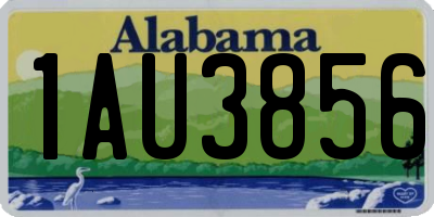 AL license plate 1AU3856
