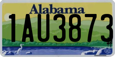 AL license plate 1AU3873