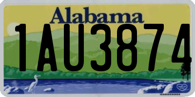 AL license plate 1AU3874