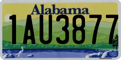 AL license plate 1AU3877