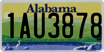 AL license plate 1AU3878