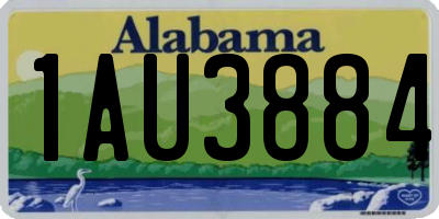 AL license plate 1AU3884