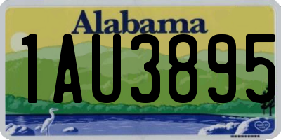 AL license plate 1AU3895