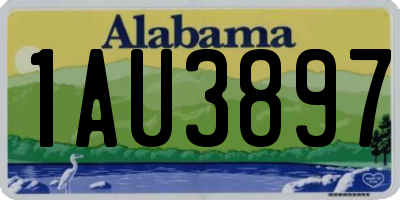 AL license plate 1AU3897