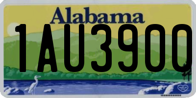 AL license plate 1AU3900