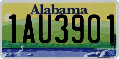 AL license plate 1AU3901