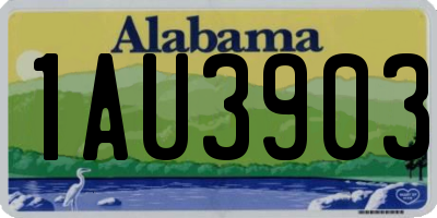 AL license plate 1AU3903