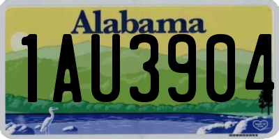 AL license plate 1AU3904