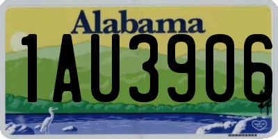 AL license plate 1AU3906