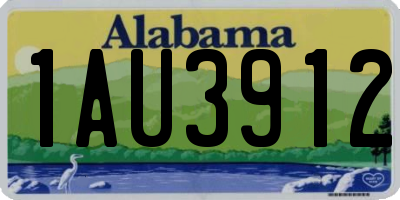 AL license plate 1AU3912