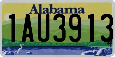 AL license plate 1AU3913