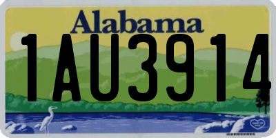 AL license plate 1AU3914