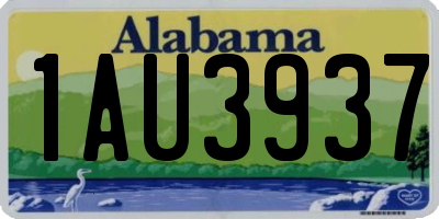AL license plate 1AU3937