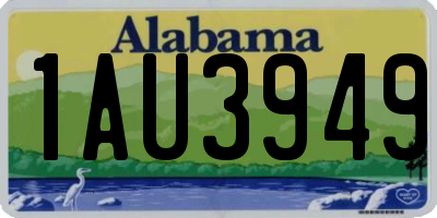 AL license plate 1AU3949