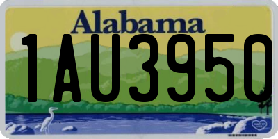 AL license plate 1AU3950