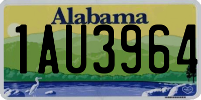 AL license plate 1AU3964