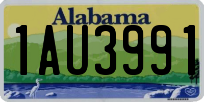AL license plate 1AU3991