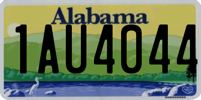 AL license plate 1AU4044