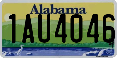 AL license plate 1AU4046