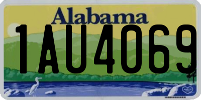AL license plate 1AU4069