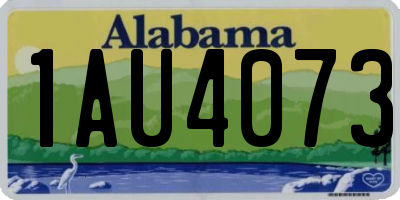 AL license plate 1AU4073