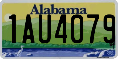 AL license plate 1AU4079