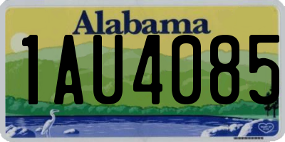 AL license plate 1AU4085