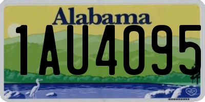 AL license plate 1AU4095