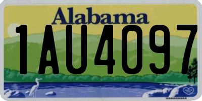 AL license plate 1AU4097
