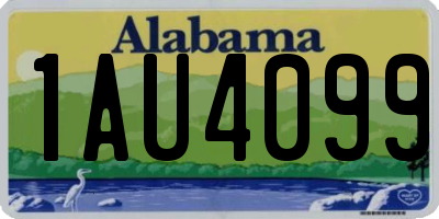 AL license plate 1AU4099