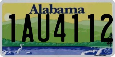 AL license plate 1AU4112