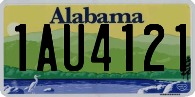 AL license plate 1AU4121