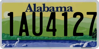 AL license plate 1AU4127